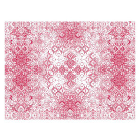 Paper Placemats 30x40cm "Mosaic" Burgundy 40g/m² (1000 Units)