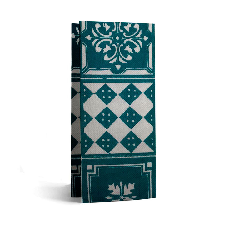 Paper Napkin Double Point 1/8 33x40cm "Alhambra" Turquoise (2000 Units)