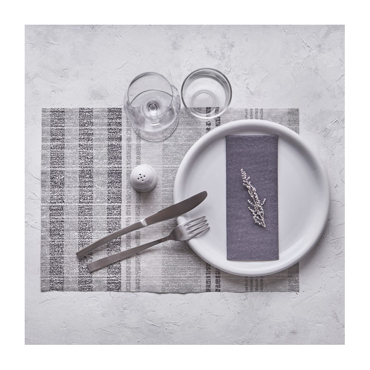 Paper Napkin Double Point 1/8 33x40cm "Old" Grey (2000 Units)