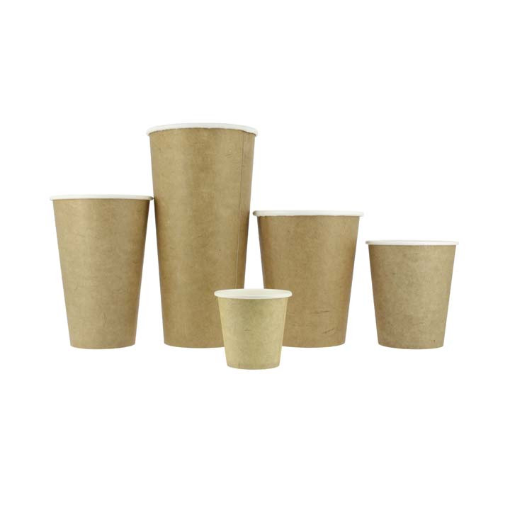 Paper Cup Kraft 100% ECO 2,5Oz/75ml Ø5cm (2000 Units)