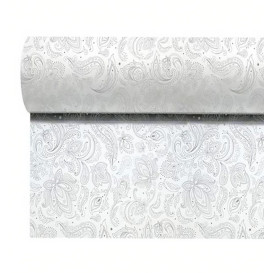 Non-Woven Tablecloth Roll 1,2x50m "Mandala" Grey 50g/m² P40cm (4 Units)
