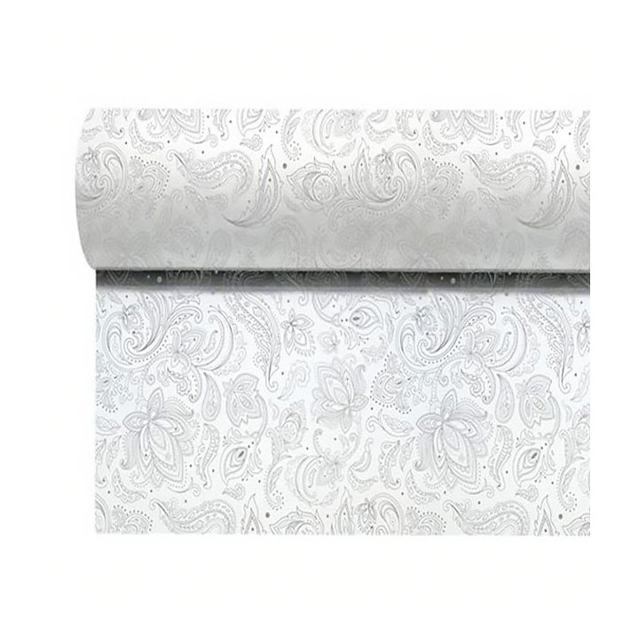 Non-Woven Tablecloth Roll 1,2x50m "Mandala" Grey 50g/m² P40cm (4 Units)