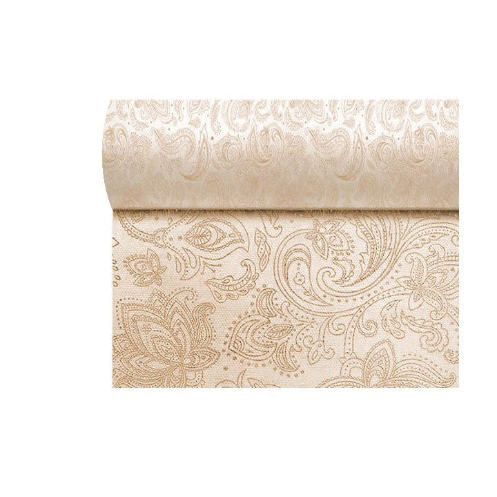 Non-Woven Tablecloth Roll 1,2x50m "Mandala" Cream 50g/m² P40cm (1 Unit)