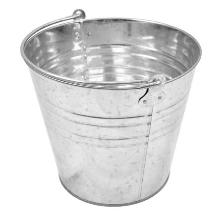 Blue rectangular 15-litre bucket with wringer