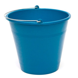 Blue Round PP Bucket 12L (1 Unit)