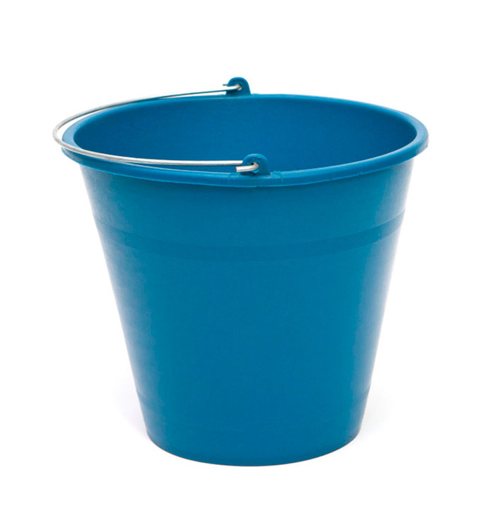 Blue Round PP Bucket 12L (1 Unit)