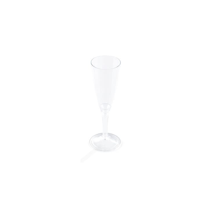 Plastic Flute Sparkling Wine Clear 100ml (10 Units) 