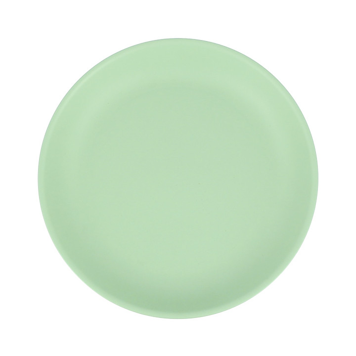 Reusable Plate Durable PP Mineral Green Ø21cm (6 Units)