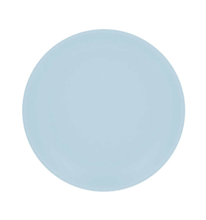 Reusable Plate Durable PP Mineral Blue Ø27,5cm (54 Units)