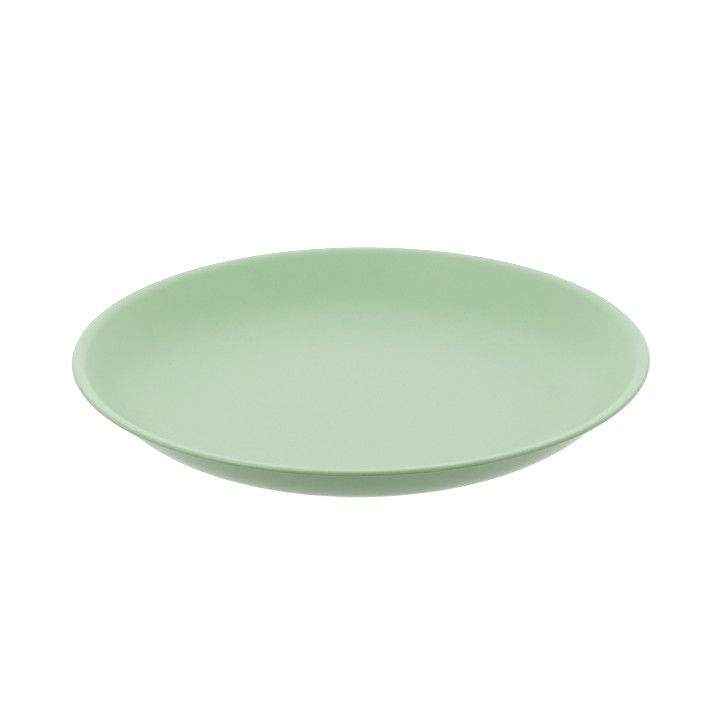 Reusable Plate Durable PP Mineral Green Ø21cm (6 Units)