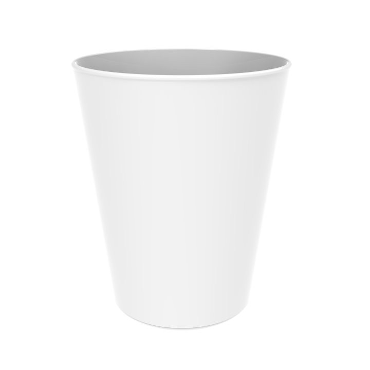 Reusable Cup Durable PP Mineral White 330ml (6 Units)