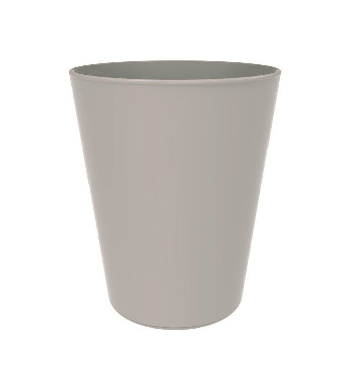 Reusable Cup Durable PP Mineral Grey 330ml (6 Units)
