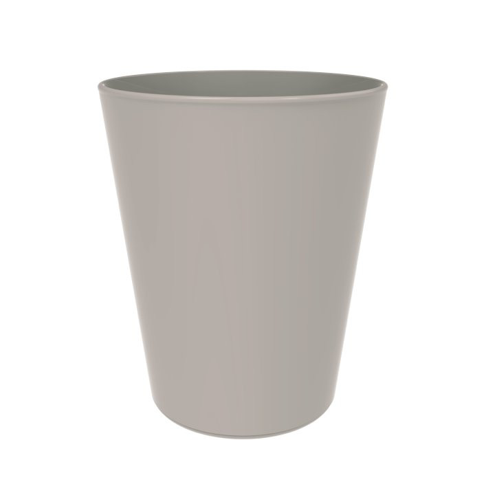 Reusable Cup Durable PP Mineral Grey 330ml (6 Units)