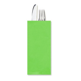 White Paper Cutlery Pouch "Phrases" 9x24cm (1.000 Units)