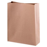 Paper Bag without Handle Kraft 26+9x31cm (25 Units)