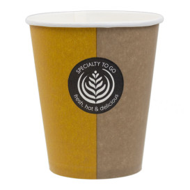 Paper Cup "Specialty" 6 Oz/180ml + Lid Ø7,0cm (1000 Units)