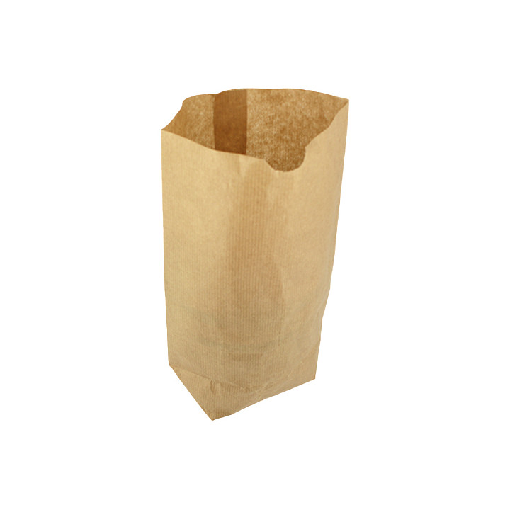 Paper Bag with Hexagonal Base Kraft 23x35cm (50 Units)