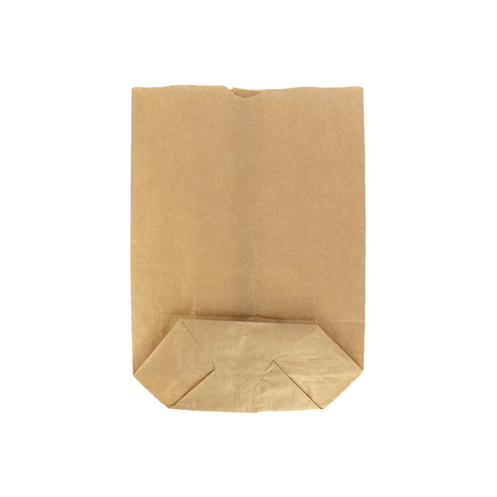 Paper Bag with Hexagonal Base Kraft 23x35cm (50 Units)