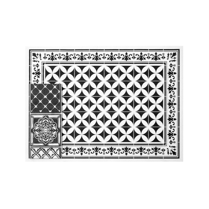 Paper Placemats 30x40cm "Alhambra" Black 50g/m² (1000 Units)