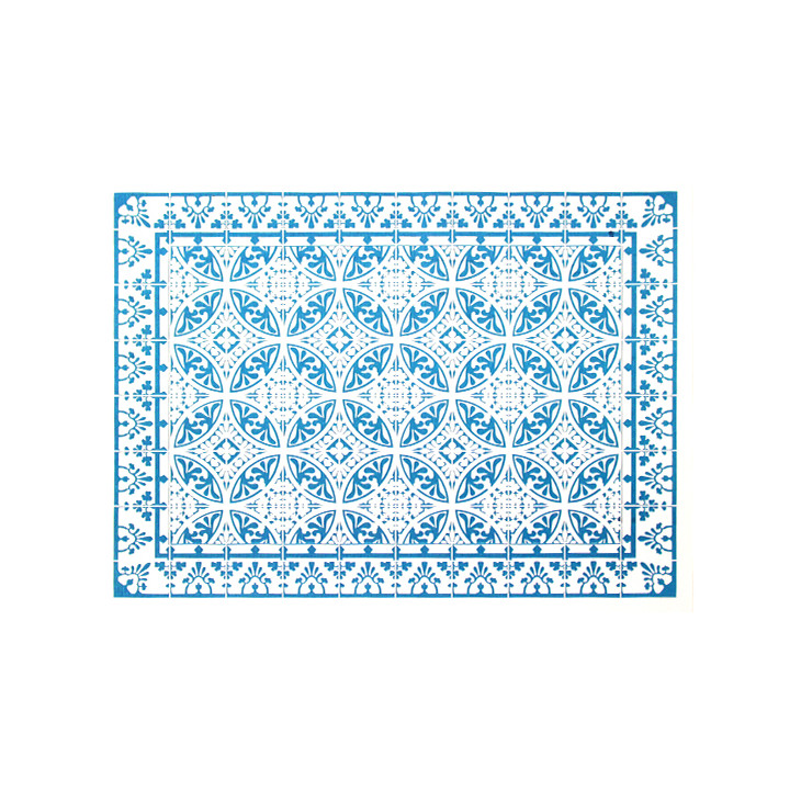 Paper Placemats 30x40cm "Alhambra" Turquoise 50g/m² (1000 Units)