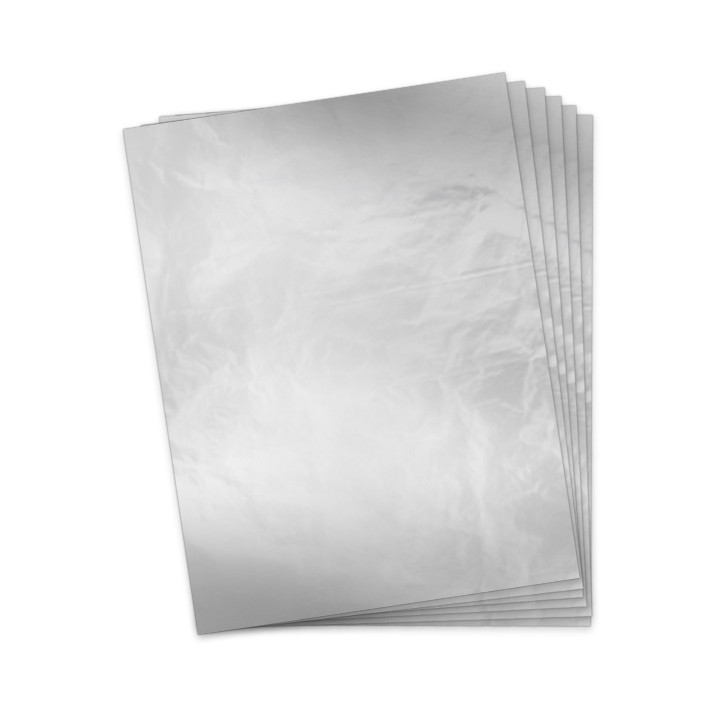 Wikkel Aluminium Dubbellaags Papier Zilver 30,5x30,5cm (500 Units)