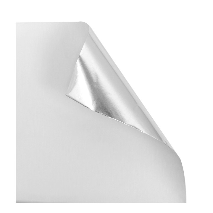 Wikkel Aluminium Dubbellaags Papier Zilver 30,5x30,5cm (2.000 Units)
