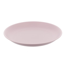 Reusable Plate Durable Mineral-Filled PP Pink Ø21cm (12 Units)