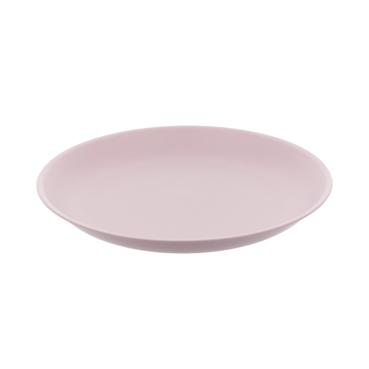 Reusable Plate Durable PP Mineral Pink Ø21cm (54 Units)