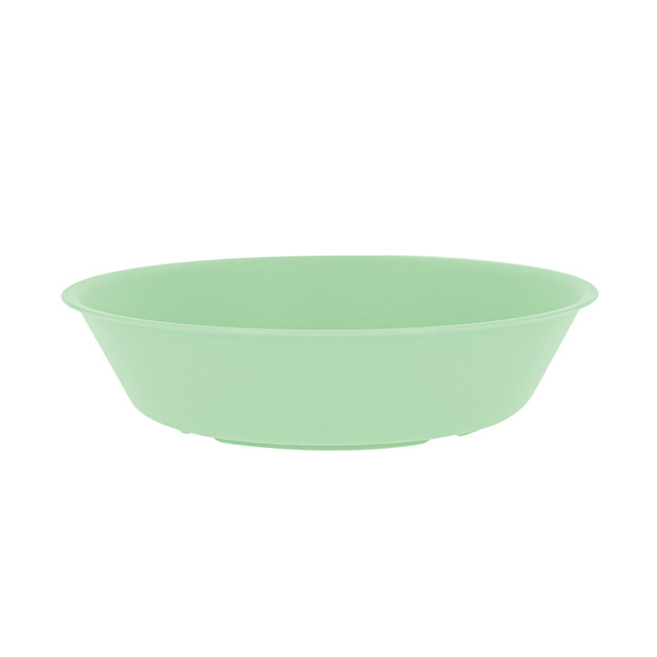 Reusable Plate Durable PP Mineral Green Ø18cm (54 Units)