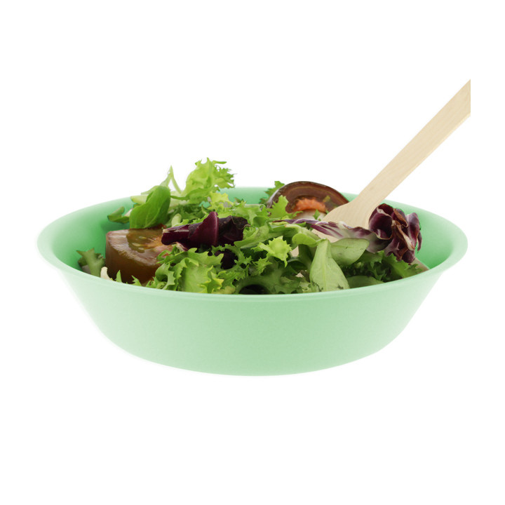 Reusable Plate Durable PP Mineral Green Ø18cm (54 Units)