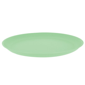 Reusable Plate Durable Mineral-Filled PP Green Ø27,4cm (12 Units)