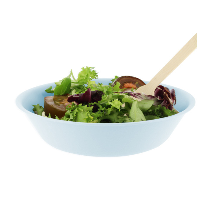 Reusable Plate Durable PP Mineral Blue Ø18cm (54 Units)