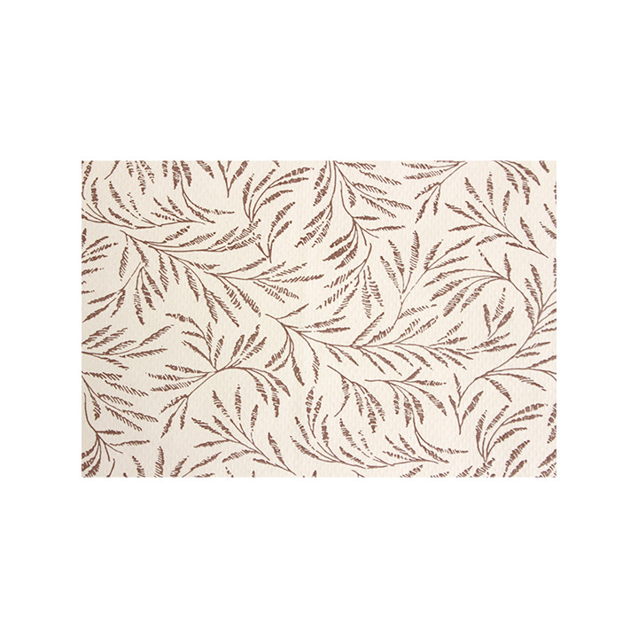 Pre-Cut Paper Tablecloth 1x1m "Wild Plant" 40g/m² (400 Units)