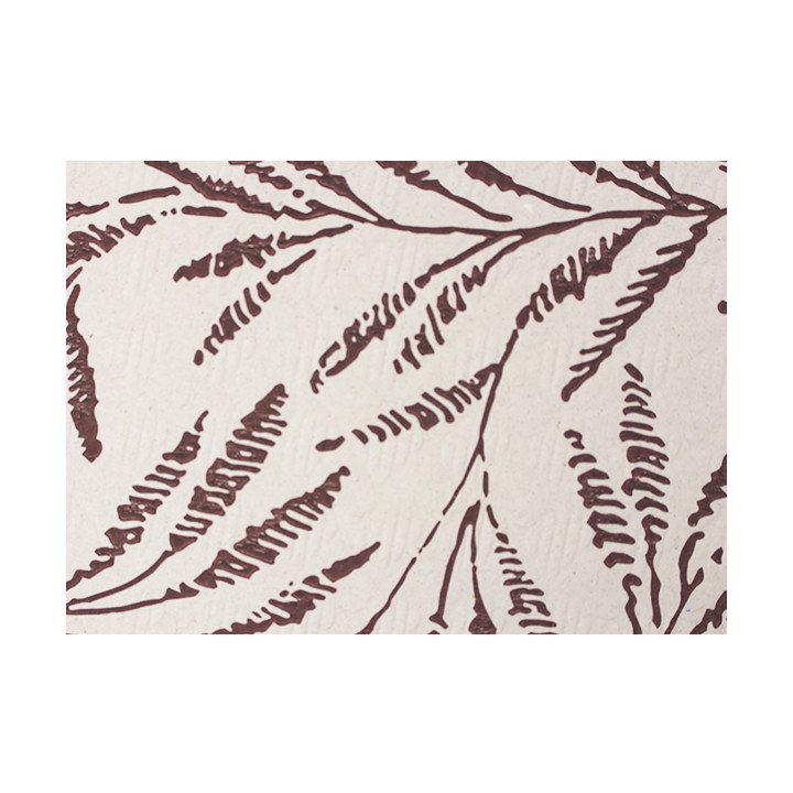 Pre-Cut Paper Tablecloth 1x1m "Wild Plant" 40g/m² (400 Units)