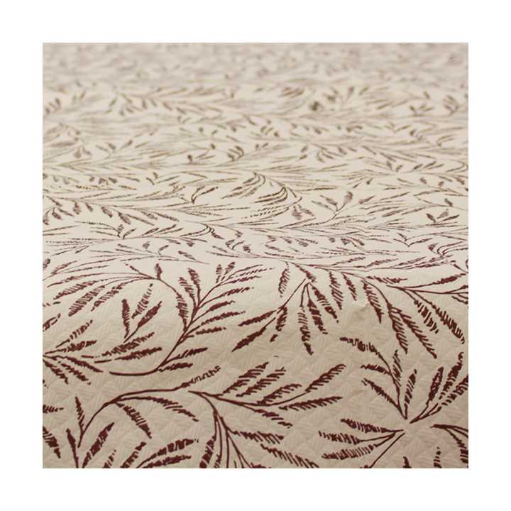 Pre-Cut Paper Tablecloth 1x1m "Wild Plant" 40g/m² (400 Units)