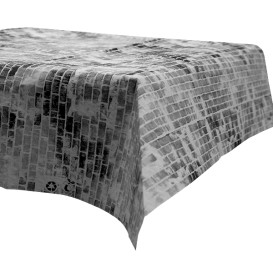 Pre-Cut Paper Tablecloth 1x1m "Blocks" 40g/m² (400 Units)