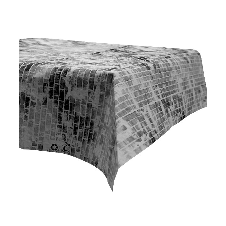 Pre-Cut Paper Tablecloth 1x1m "Blocks" 40g/m² (400 Units)