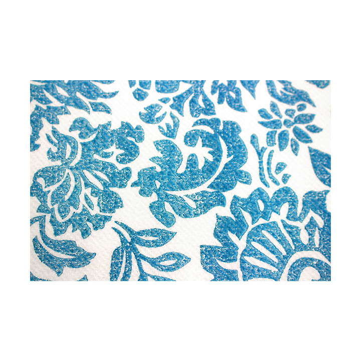 Airlaid Tablecloth Roll 1,2x25m "Versalles" Turquoise 50g/m² (6 Units)