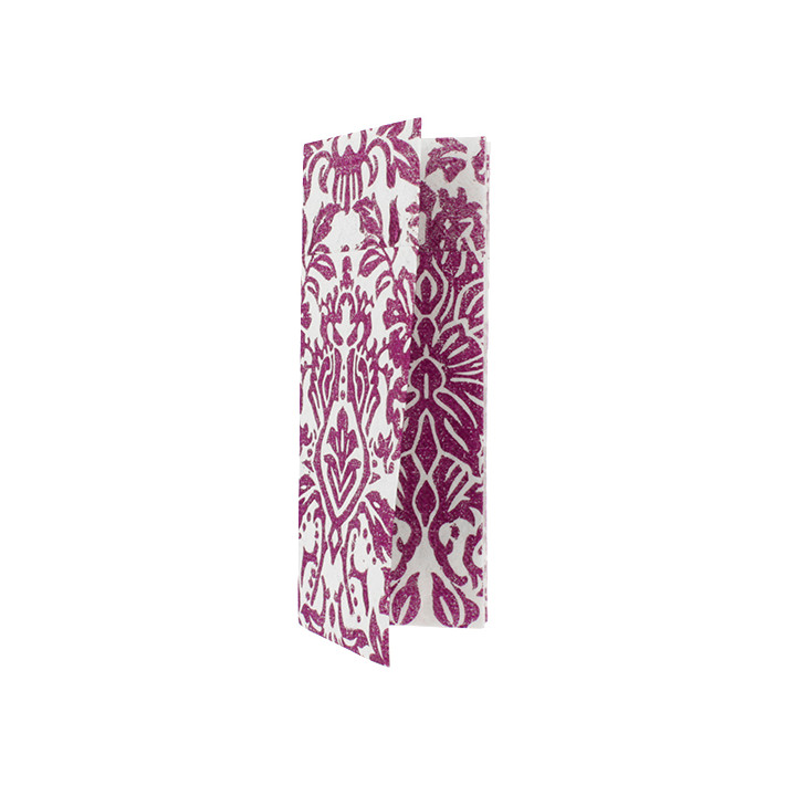 Pocket Fold Airlaid Napkins "Versalles" Purple 32x40cm 55g/m² (800 Units) 