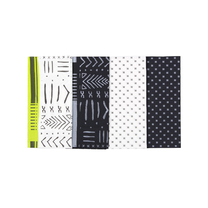 Paper Napkin Double Point "White Tribal"  1/8 40x40cm (30 Units) 