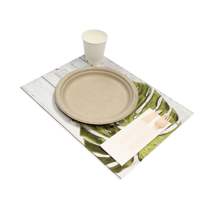Placemat of Paper in White "Havana" 30x40cm 40g/m² (1.000 Units)