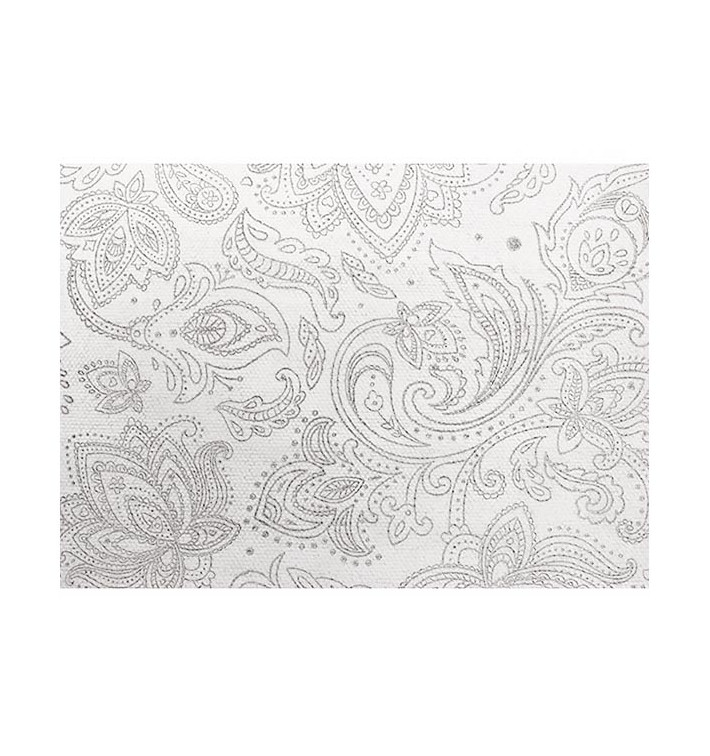 Non-Woven Tablecloth Roll 0,4x48m "Mandala" Grey 50g/m² P40cm (1 Unit)