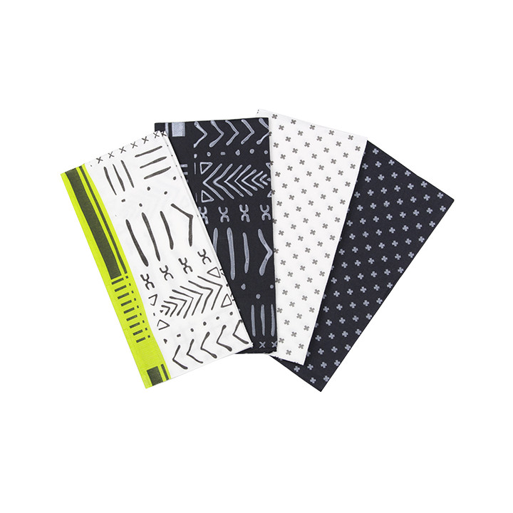Paper Napkin Double Point "White Crosses"  1/8 40x40cm (1200 Units) 