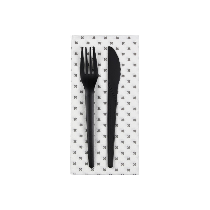 Paper Napkin Double Point "Crosses"  1/8 40x40cm (1200 Units) 