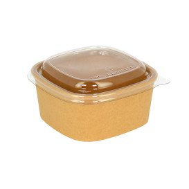 Plastic Lid rPET Crystal 13x13cm (50 Units)