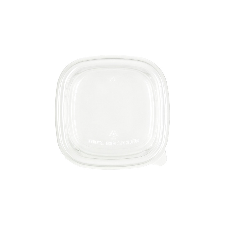 Plastic Lid rPET Crystal 13x13cm (300 Units)