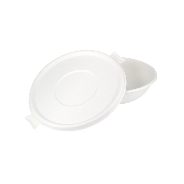 Sugarcane Lid White for Bowl 710 and 1360ml (50 Units)  