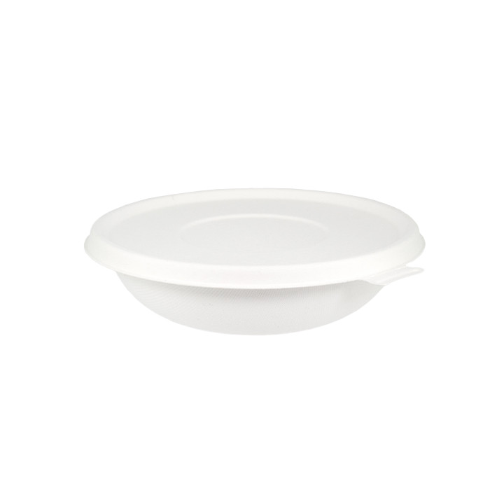 Sugarcane Lid White for Bowl 710 and 1360ml (50 Units)  