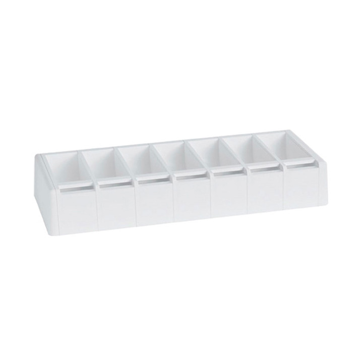 White ABS Dispenser for Roll Adhesives 49,5x19,5x7,5cm (1 Unit)