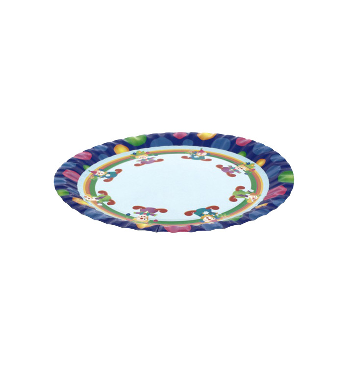 Paper Plate Clown Design 23cm (504 Units)